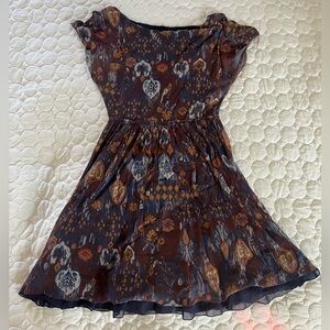 Anthropologie Patterned Dress